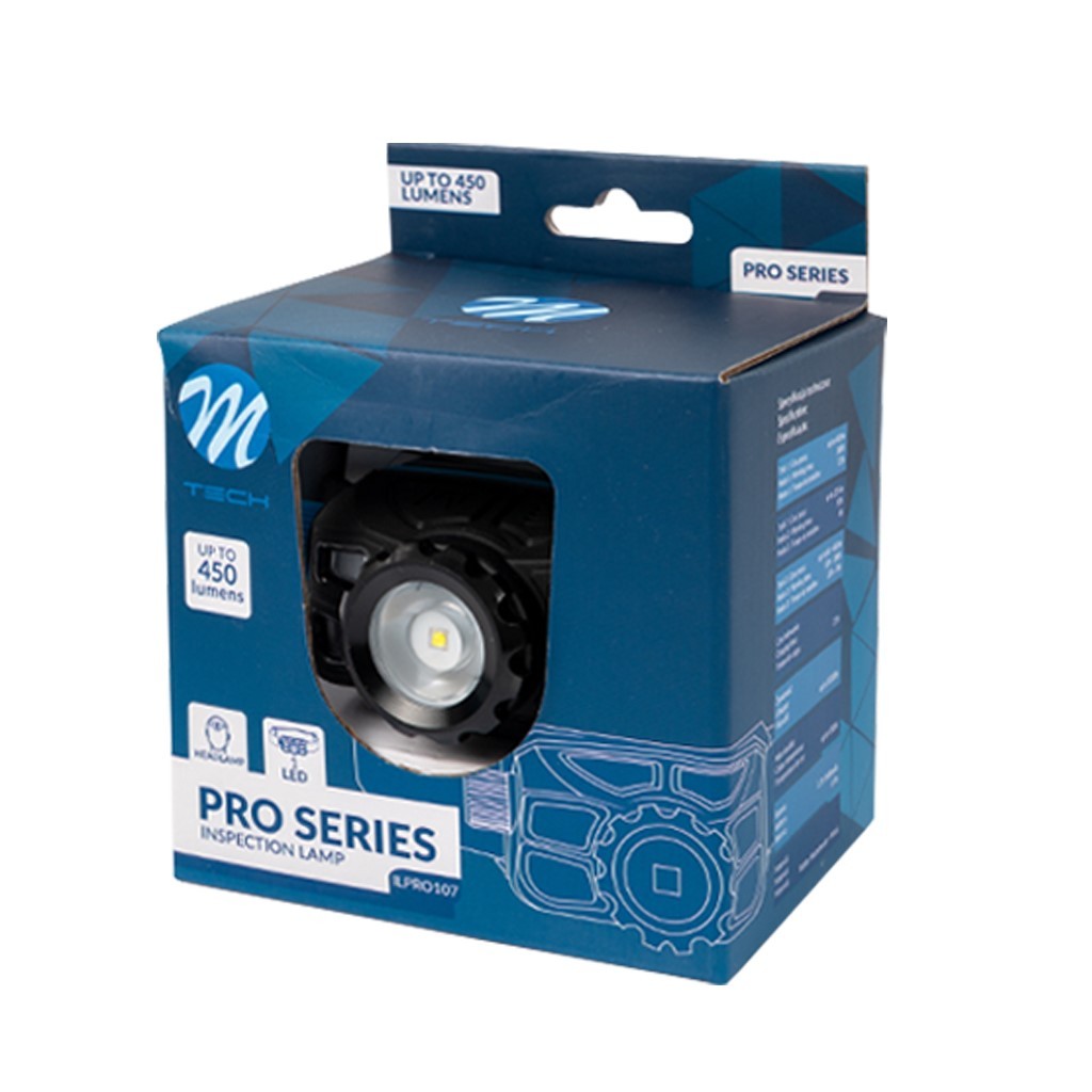 LED žibintas ant galvos 5W 6500K USB-C