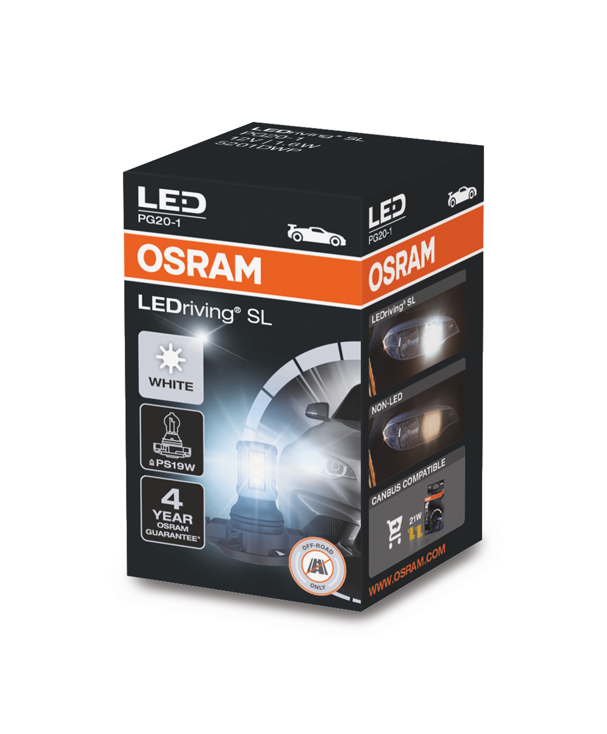 LED lemputė PS19W  1.6W  |  5201DWP