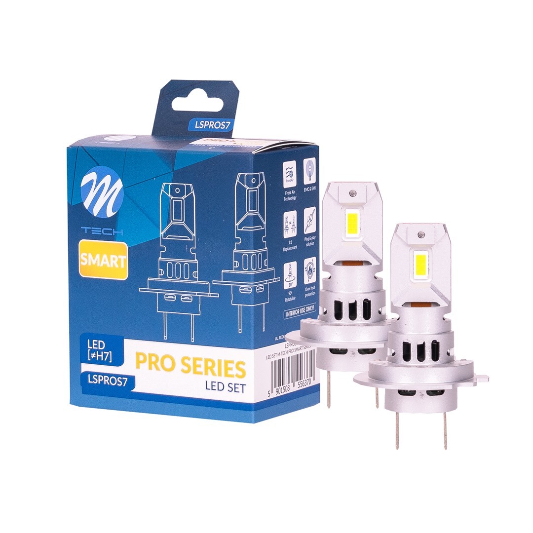 LED Lemputės H7 smart  canbus 12V