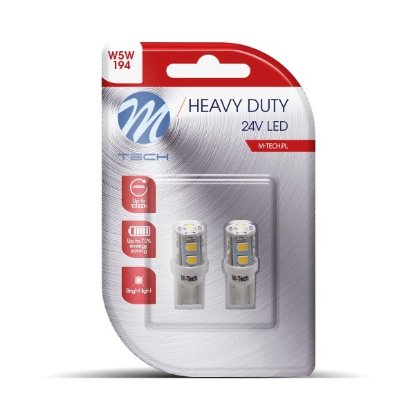 LED lemputės T10 LB918W 24V