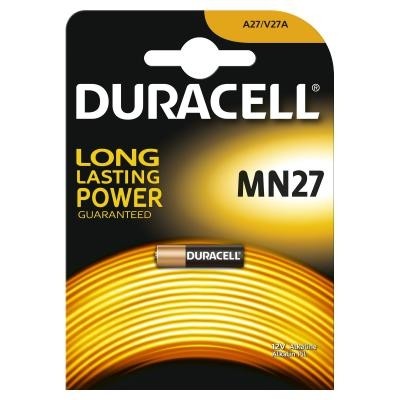 "Duracell MN 27" (LR27) lizdinė plokštelė 1vnt.