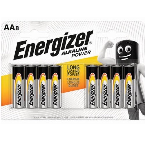 Energizer LR06-8BB šarminės maitinimo AA (LR6) baterijos BLISTER PACK 8PCS.