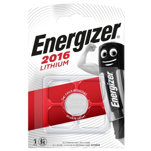 Energizer CR2016 BLISTER PACK 1PK.