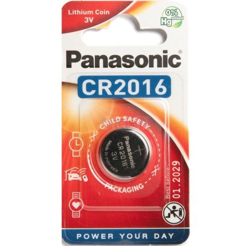 "Panasonic CR2016-1BB" lizdinė pakuotė 1 vnt.