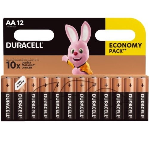 Duracell MN 1500 Basic AA (LR6) lizdinė pakuotė 12 vnt.