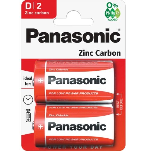 "Panasonic" R20-2BB (D) lizdinė plokštelė 2vnt.