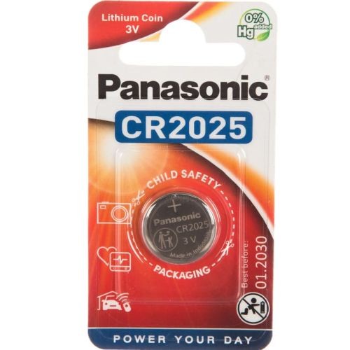 "Panasonic CR2025-1BB" lizdinė pakuotė 1 vnt.