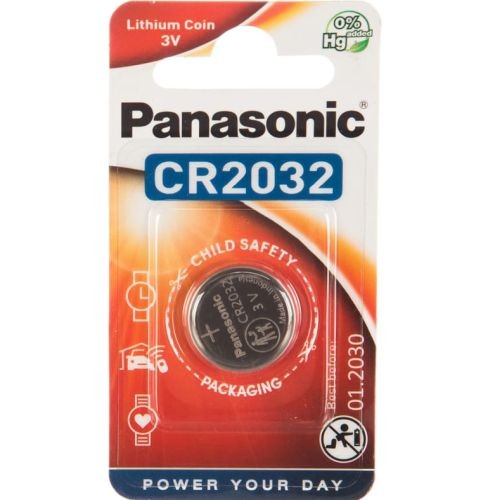 "Panasonic CR2032-1BB" lizdinė pakuotė 1 vnt.