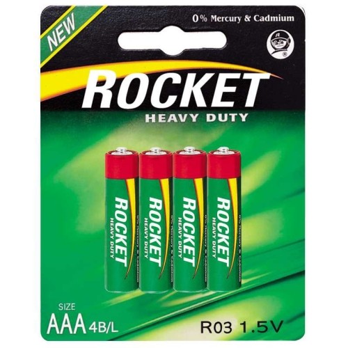 "Rocket R03-4BB" (AAA) 4 vnt.