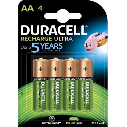 "Duracell" iš anksto įkrautos HR6 2500MAH ALWAYS READY baterijos 4vnt.