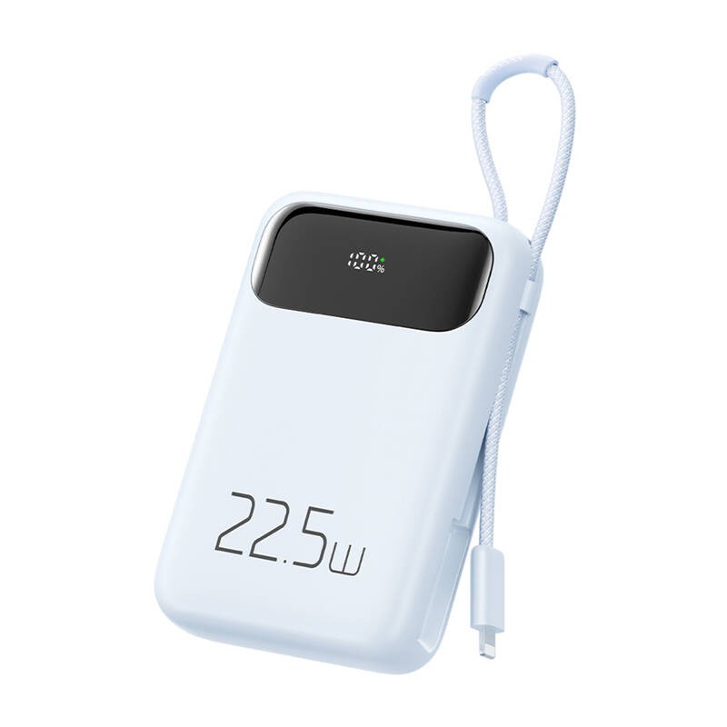 "Mcdodo Power Bank MC-3254" 10000 mAh, 22,5 W, skirtas šviesai (mėlynas)