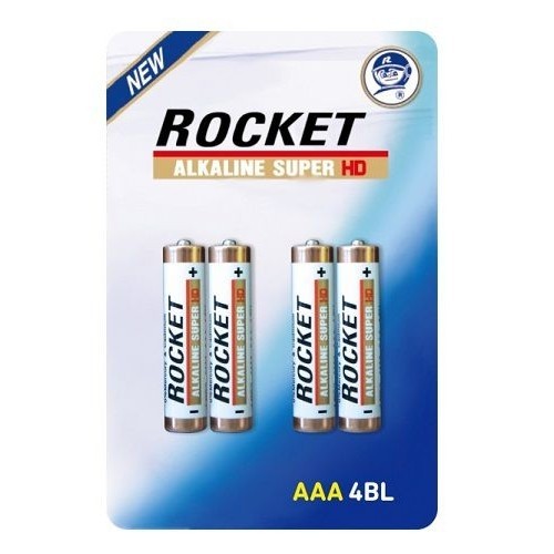 "Rocket LR03HD-4BB" (AAA) "Super HD" lizdinė pakuotė 4 vnt.