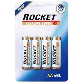 "Rocket LR6HD-4BB" (AA) "Super HD" lizdinė pakuotė 4 vnt.