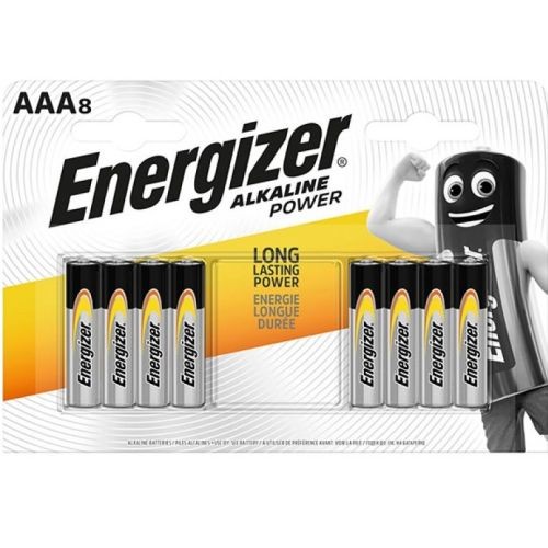 Energizer LR03-8BB šarminės maitinimo baterijos AAA (LR03) BLISTER PACK 8PCS.