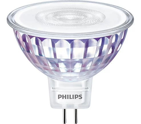 LED lemputė PHILIPS, MR16, GU5.3, 7W (=50W), 2700K, 621 lm, šiltai baltos sp.