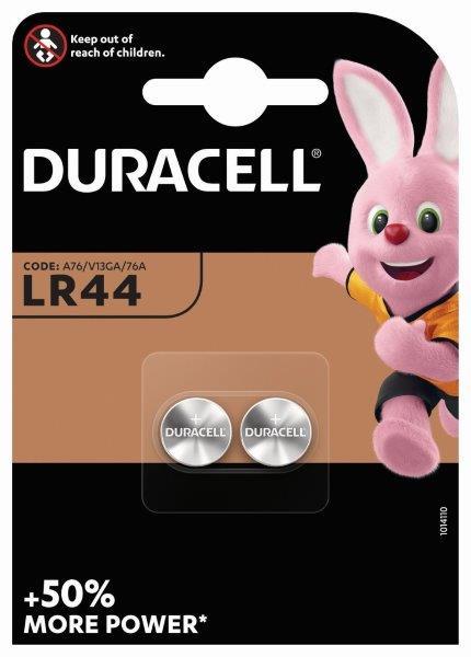 Elementai DURACELL LR44, 2vnt