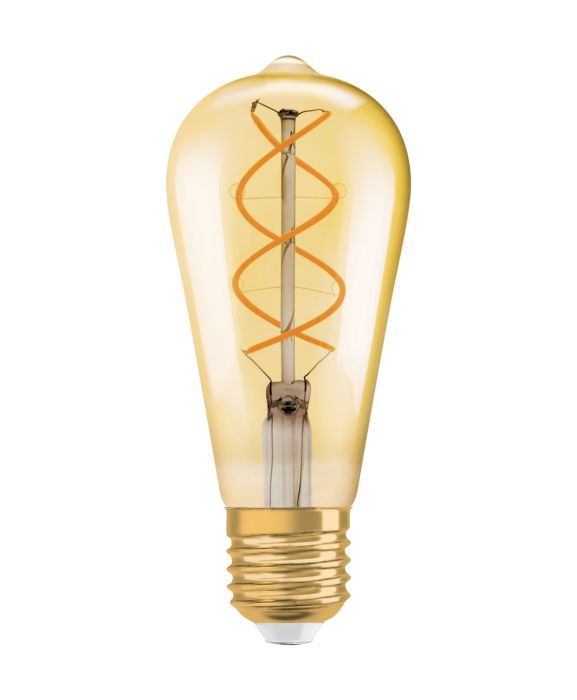 Dekoratyvinė LED lemputė OSRAM VINTAGE 1906, E27, EDISON, 4 W, 2000K, 300 lm, dimeriuojama