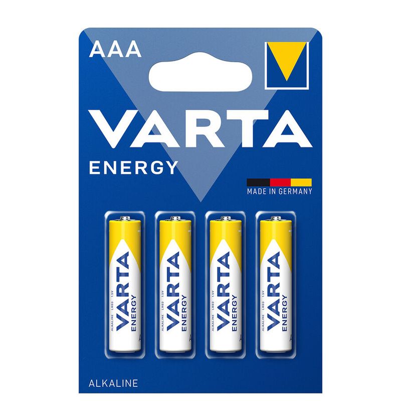 Elementai VARTA ENERGY, AAA, šarminiai, 4 vnt