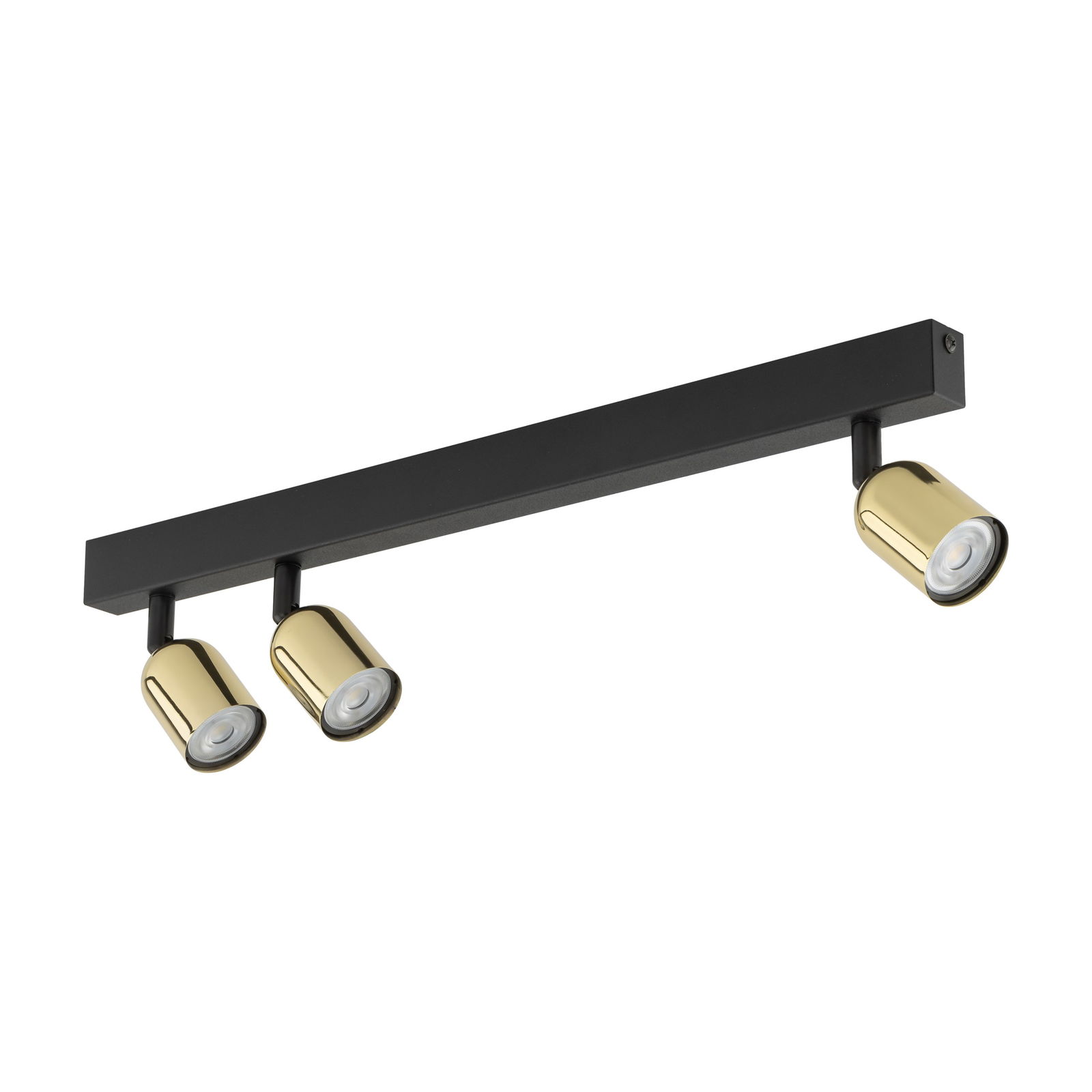 Lubinis šviestuvas TK LIGHTING TOP BLACK GOLD 3, 3xGU10 LED 10W