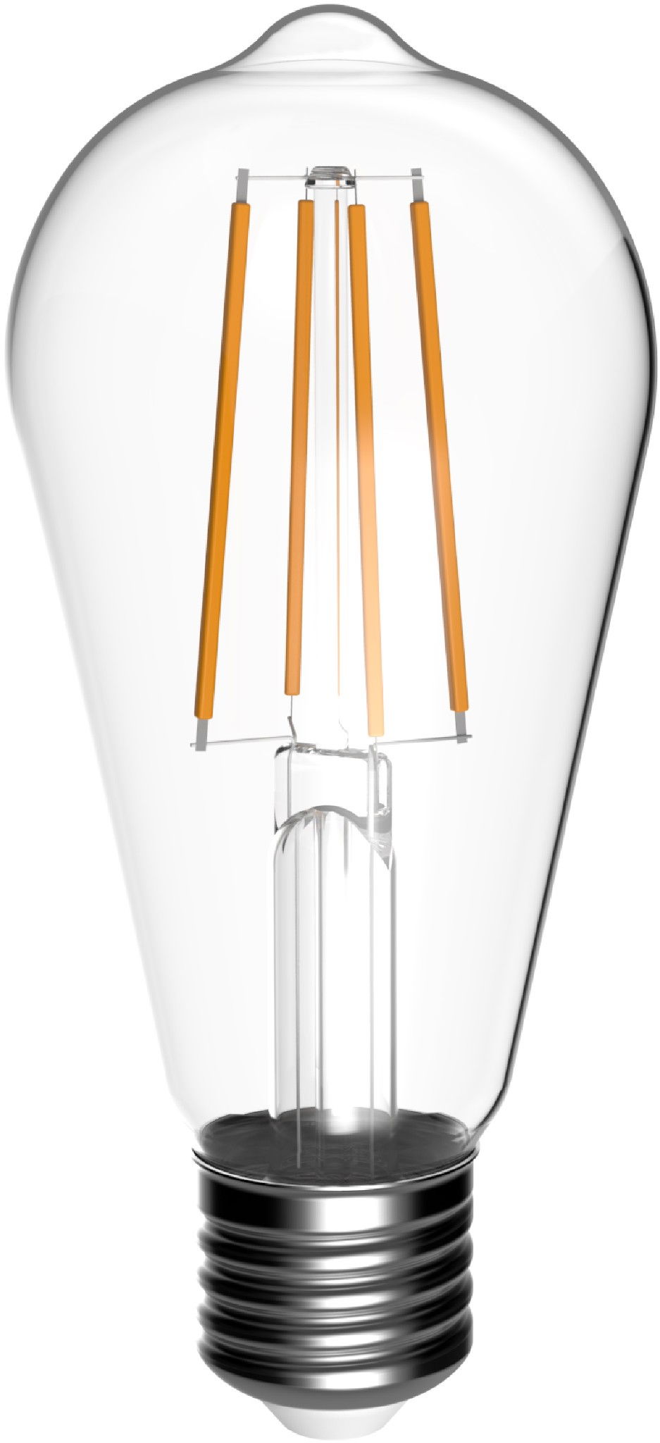 LED lemputė AVIDE HIGH LUMEN, E27 ST58, 4,9W (=60W), 3000K, 806 lm, filamentinė