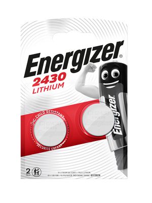 Elementai ENERGIZER Lithium, CR2430, ličio, 2 vnt