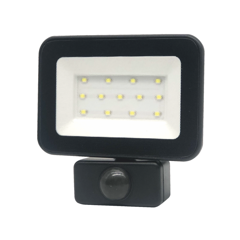 LED prožektorius TOPE TAMASENS, IP65, 50 W, 4000 K, 5500 lm, su judesio davikliu, juodos sp.