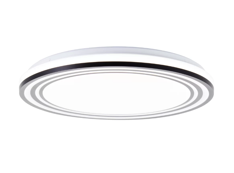 Lubinis LED šviestuvas BRILLIANT KOBANA, 36W,CCT 3000-6500K,3800lm,DIM, Ø49x7cm, su pultu