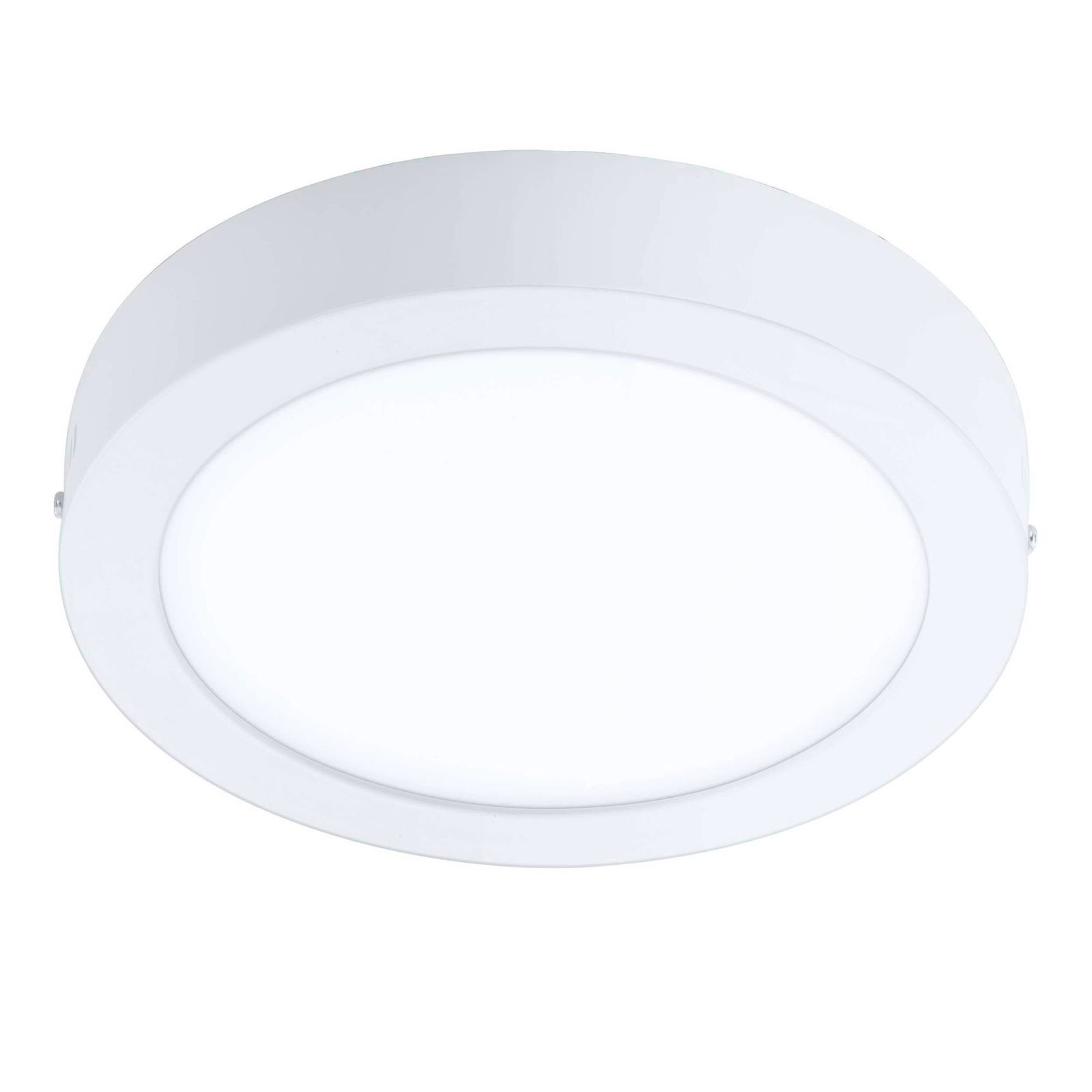 Išmanus paviršinis LED šviestuvas EGLO FUEVA-Z, IP44, 16,5W, 2700-6500K, 2100lm, balt., Ø21cm, APP