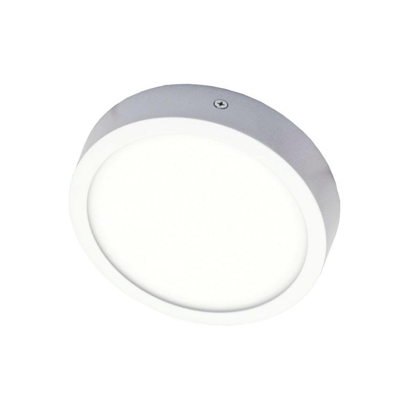 Paviršinė LED panelė TOPE MODENA, IP44, 4000 K, 16 W, 1168 lm, baltos sp., Ø15,7 x h3,1 cm