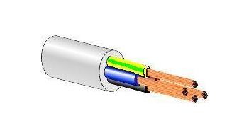 Instaliacinis kabelis, Lietkabelis OMY (H03VV-F), 4 x 0,75 mm², 100 m