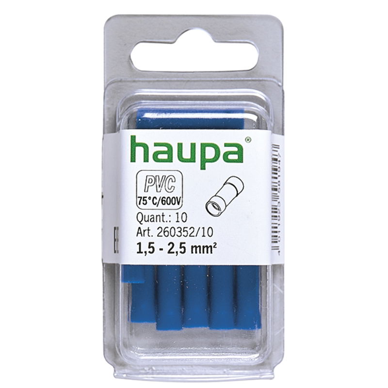 Mova laidų sujingimui HAUPA, 1,25-2,5 mm2, izoliuota