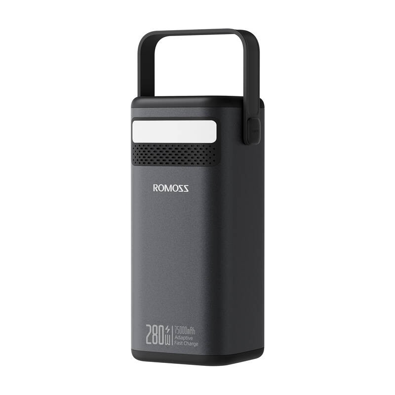 Powerbank Romoss PMT75-DC 75000mAh 280W, 240Wh (juodas)