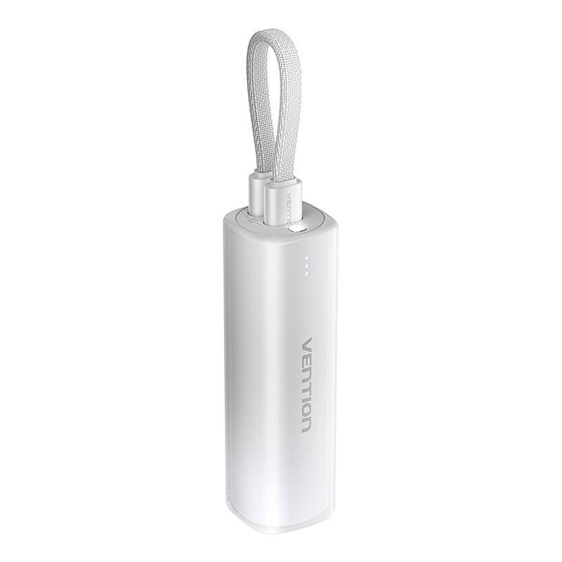 Powerbank 5000mAh Vention FHWM0 20W + kabelis USB-C iki lightning (šary)