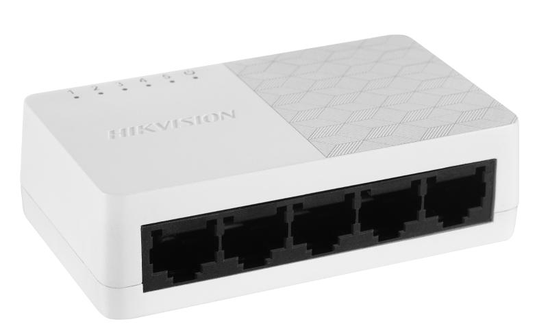 Hikvision 5 prievadų komutatorius DS-3E0505D-O