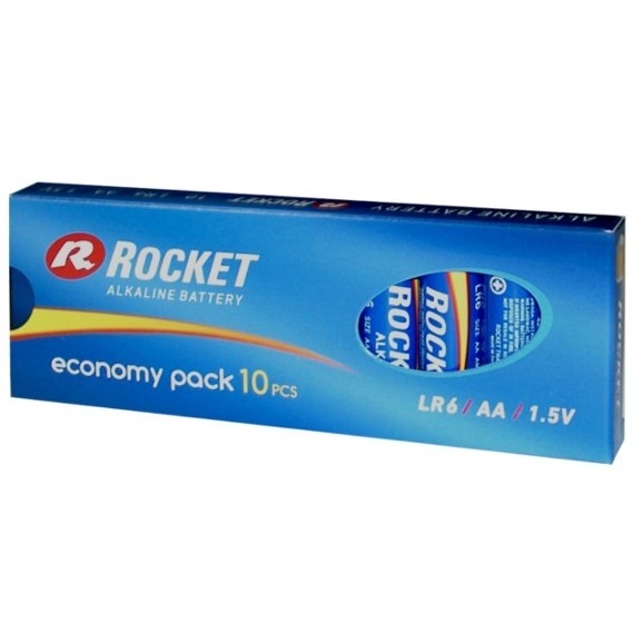 "Rocket" LR6-10BB (AA) ECO pakuotė 10 vnt.