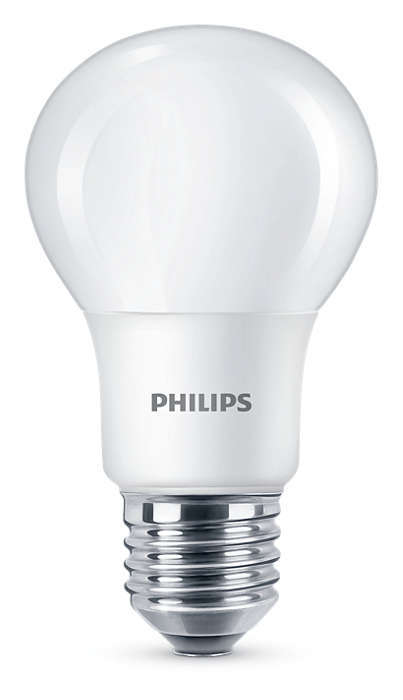 Šviesos diodų lemputė PHILIPS 7/8 W (=60W) E27 A60 2700K 806lm matinė