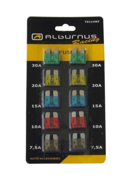 Saugikliai automobiliniai Mini 10vnt