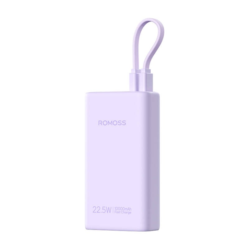 Powerbank Romoss PHA10 10000mAh 22,5W (violetinės spalvos)
