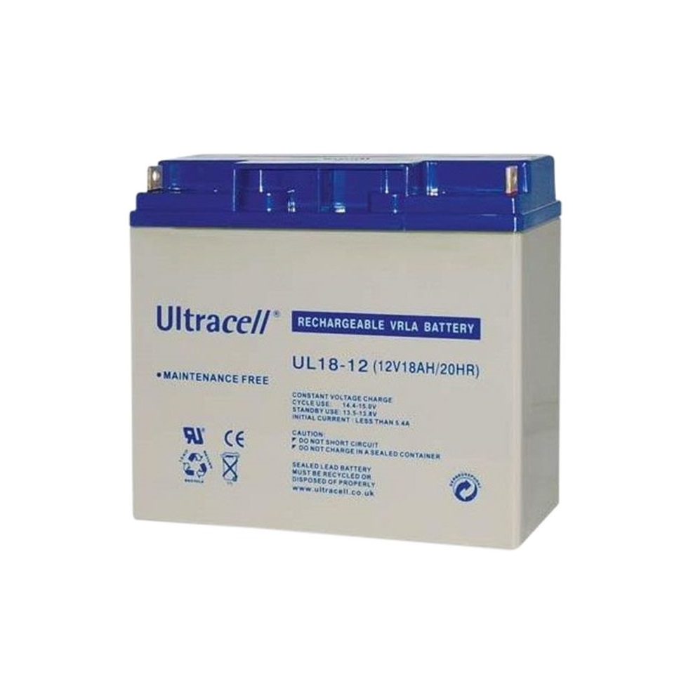 Akumuliatorius Ultracell UL18-12 VDS (18Ah, 12V, VDS)