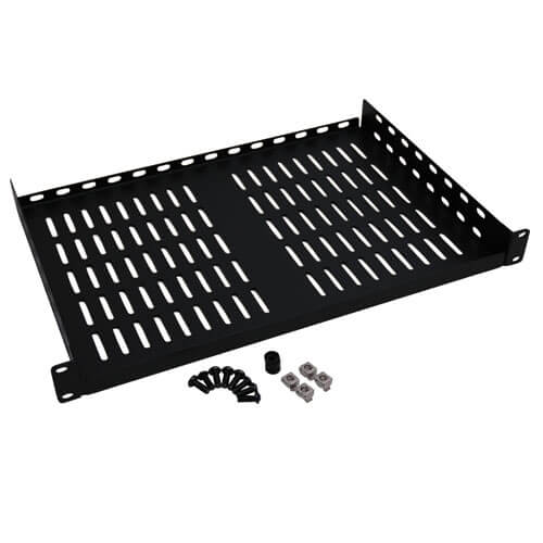 Stacionari lentyna 19" 1U L450 (juoda)