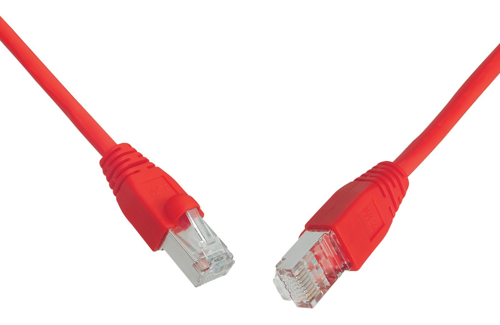 SF/UTP patch kabelis PVC CAT5e 1m (raudona)