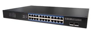 Utepo komutatorius 24 PoE 1 Gb + 2-XSFP Gb, UTP3324S-PSB250-M0