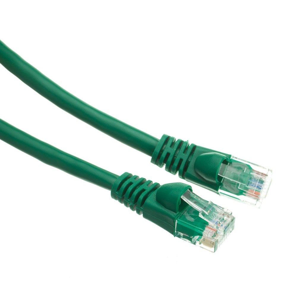 SF/UTP patch kabelis PVC CAT5e 0.5m (žalias)