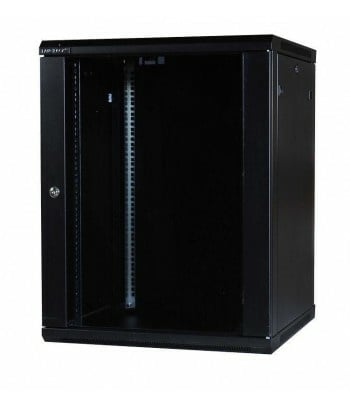 Komutacinė spinta 19" pakabinama 12U 600x600x635 (juoda, surinkta)