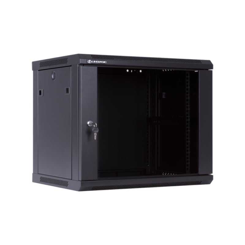 Komutacinė pakabinama spinta 19" 6U 600x400x368 (juoda)