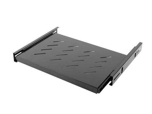 Ištraukiama lentyna 19" spintai 1U L350 (juoda)