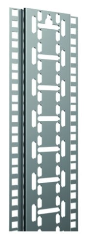 Panelė vertikaliam kabelių tvirtinimui 19'' (42U spintai, cinkuota)