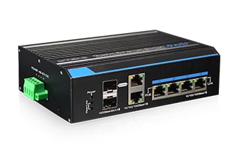 4 prievadų, 4 PoE Komutatorius UTEPO UTP7204GE-HPOE(MS60)