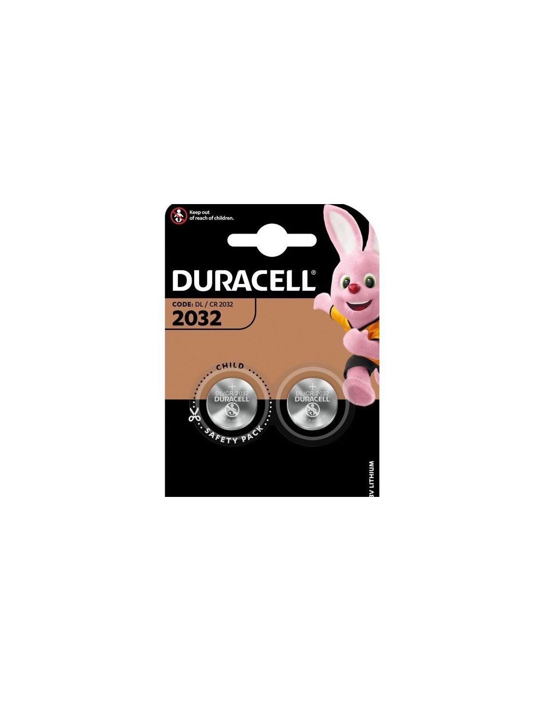 Baterija Duracell Lithium CR2032 (2 vnt.)