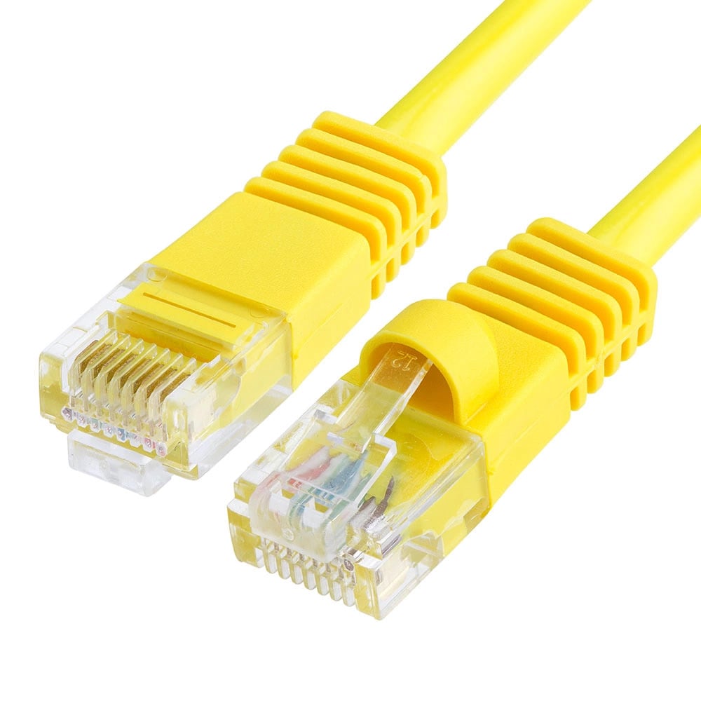 UTP patch kabelis PVC CAT5e 2m (geltonas)